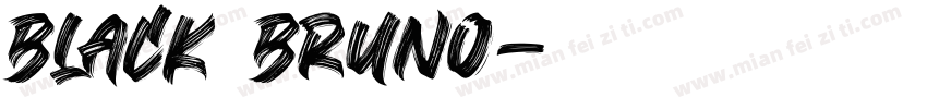 Black Bruno字体字体转换